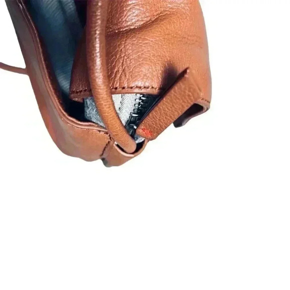 Ellen Degeneres Women's Brown Leather Crossbody Bag - Picture 7 of 12